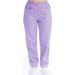 PANTALONE DOTTORE MEDICO INFERMIERE UNISEX - cotone 60% - viola - varie misure