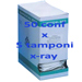 TAMPONI DI COTONE STERILI - 7,5x7,5cm - x-ray - conf.250pz