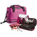 BORSA ESTETISTA A TRACOLLA - DAILY - per ricostruzione unghie o trucco - 31x14,5x23cm - fucsia