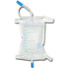 SACCA URINE DA GAMBA 750cc tubo 10cm con valvola antireflusso - conf.30pz