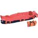 MATERASSO A DEPRESSIONE VACUUM MAT con borsa - 200x75cm - rosso - portata 150kg