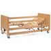 LETTO DEGENZA ELETTRICO TRENDELENBURG - 3 SNODI - doghe in legno - portata 175kg - alt. variabile - con ruote