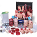 SET 4 PER SIMULAZIONE FERITE / ESERCITAZIONI SOCCORSO MEDICO - valigetta+kit completo